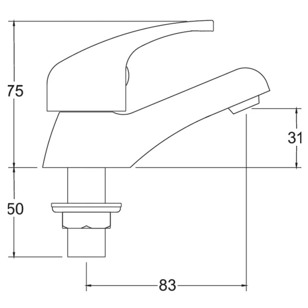 Deva Adore Bathroom Basin Mixer and Bath Mixer Tap Pack Set