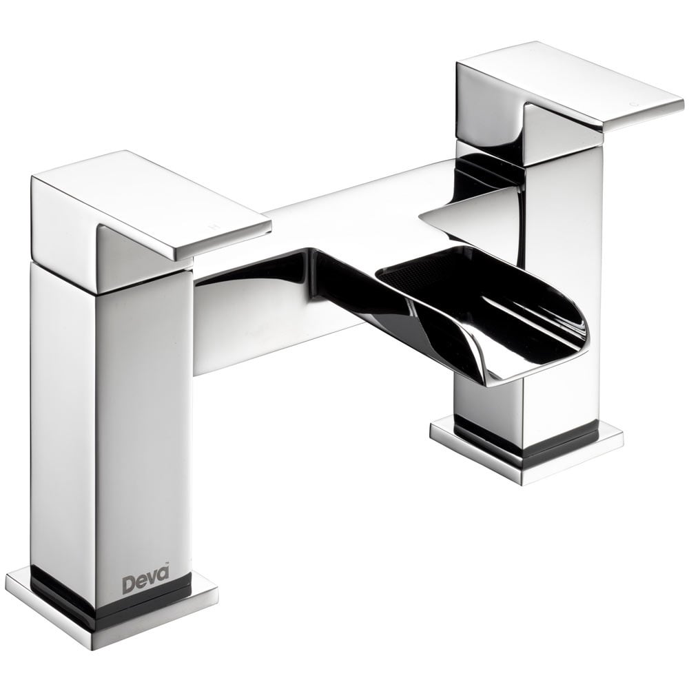 Deva Sparkle Chrome Mounted Bath Filler & Basin Taps Pack Set