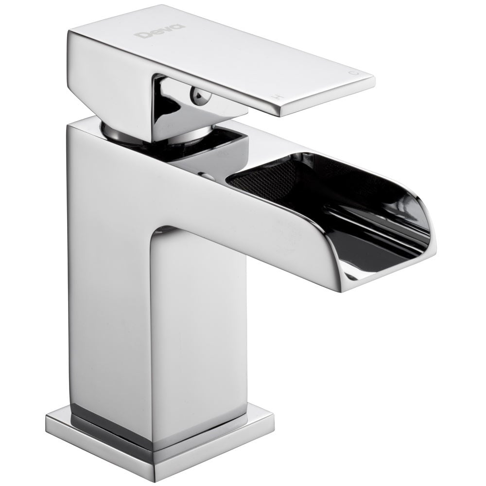 Deva Sparkle Chrome Bath Shower Mixer & Basin Taps Pack Set