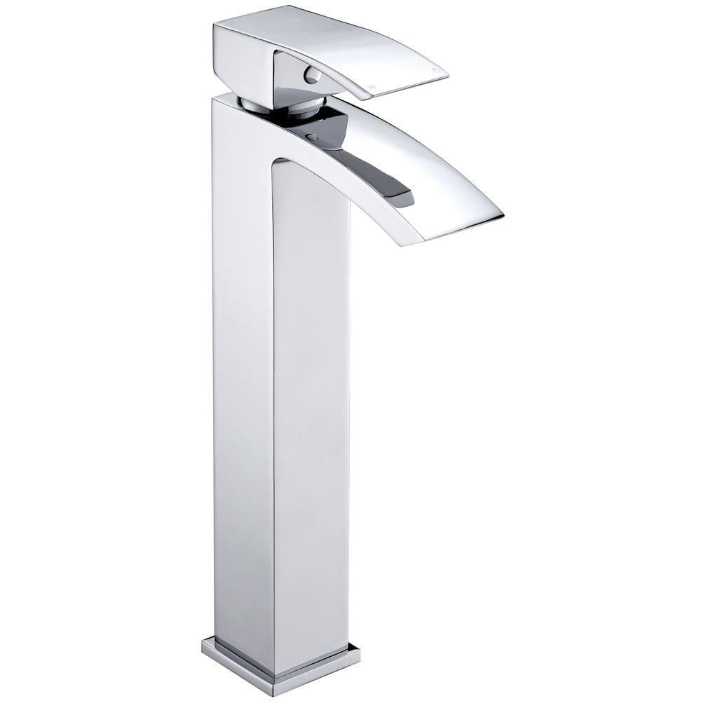 Deva Swoop Chrome Bath Shower Mixer & Basin Taps Pack Set