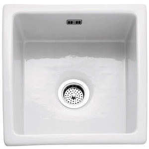 Caple Berkshire 1.0 Bowl White Ceramic Kitchen Sink BERKSHIRE