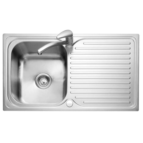 Caple Dove 100 1.0 Bowl Satin Stainless Steel Kitchen Sink DO100SS
