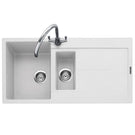 caple-canis-150-15-bowl-chalk-white-granite-kitchen-sink--waste-