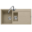 caple-canis-150-15-bowl-desert-sand-granite-kitchen-sink--waste-
