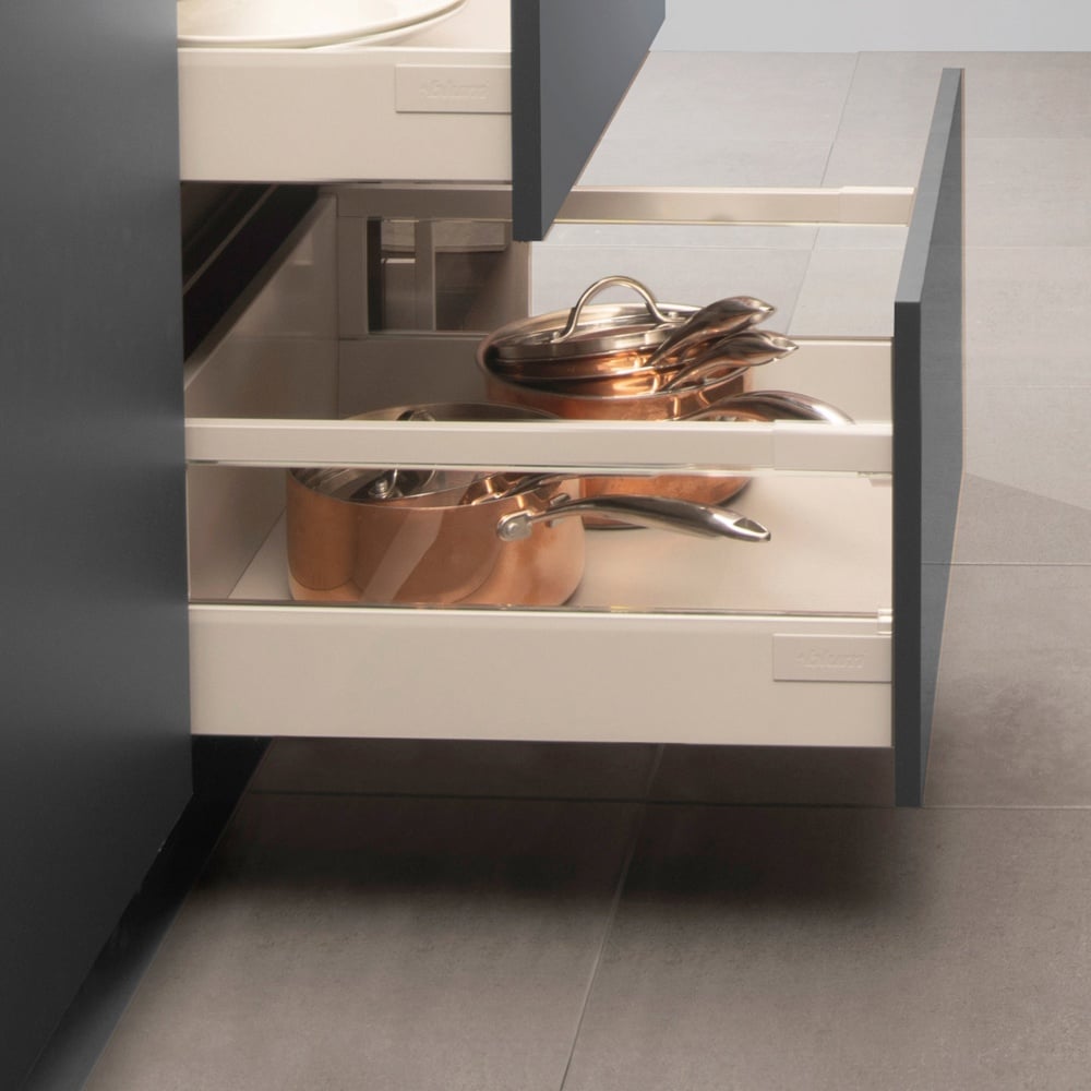 Caple 400mm Blumotion Antaro Pan Height Drawer Boxes BLADP40