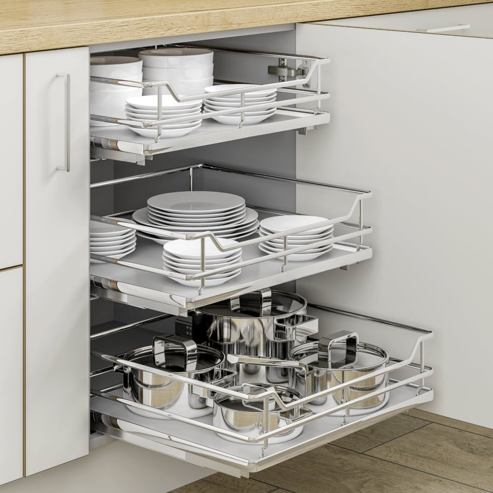 Caple Deluxe Individual Pull-Out Basket ISBS800A