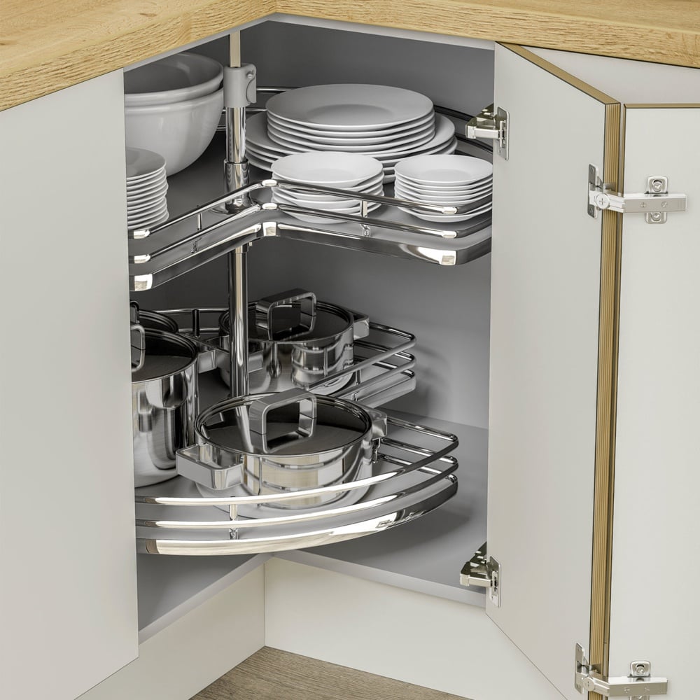 Caple Deluxe 270 Degree Revolving Carousel Shelves ISCAR3/4A