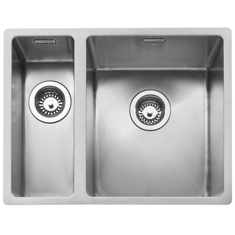 Caple Mode 3415 1.5 Bowl Brushed Stainless Steel Kitchen Sink LHB MODE3415/L