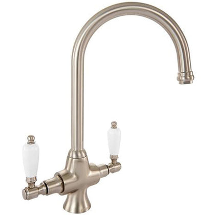 deva-georgian-nickel-twin-lever-kitchen-sink-mixer-tap-sm056-ni-