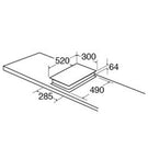 cda-domino-glass-30cm-ceramic-hob-2-zone-touch-control-hc3621fr-