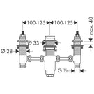 hansgrohe-basic-set-for-3-hole-wall-mixer-