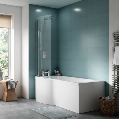 Nuie P Shaped Bath End Panel 700mm - WBP201