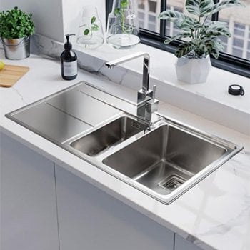 Stainless steel Sit On Kitchen Sinks
