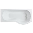 nuie-curved-p-shape-1700mm-shower-bath-rh-fixed-screen--white-panel-