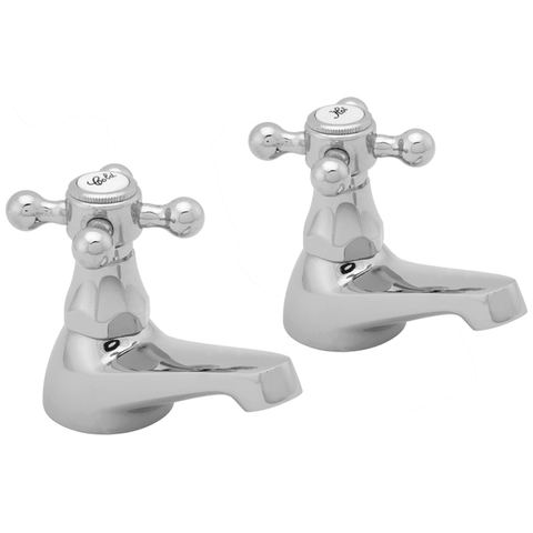 Deva Tudor Traditional Bathroom Basin Taps Hot & Cold Mixer Range TUD01 Series