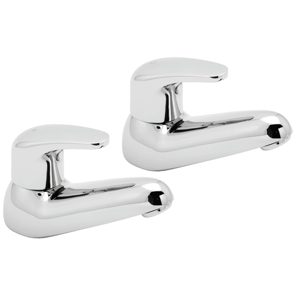 Deva Adore Hot & Cold Bathroom Basin Taps & Bath Taps Pack Set