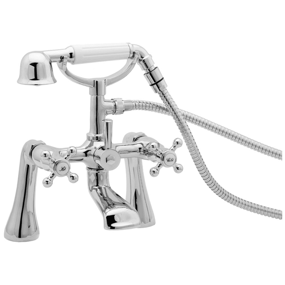 Deva Tudor Bath Shower & Basin Mixer Taps Pack Set