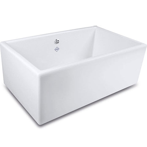 Shaws Classic Shaker 600 1.0 Bowl White Ceramic Belfast Kitchen Sink CLASSSH600W