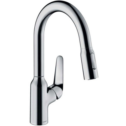 Hansgrohe Focus M42 Pullout Spray Kitchen Sink Mixer Tap