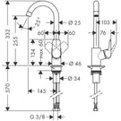 hansgrohe-logis-m31-chrome-single-lever-kitchen-sink-mixer-tap-71861000-