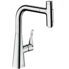 hansgrohe-metris-select-m71-chrome-pullout-spray-kitchen-sink-mixer-tap-73822000-