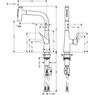 hansgrohe-metris-select-m71-brushed-steel-pullout-kitchen-sink-tap-73822800-