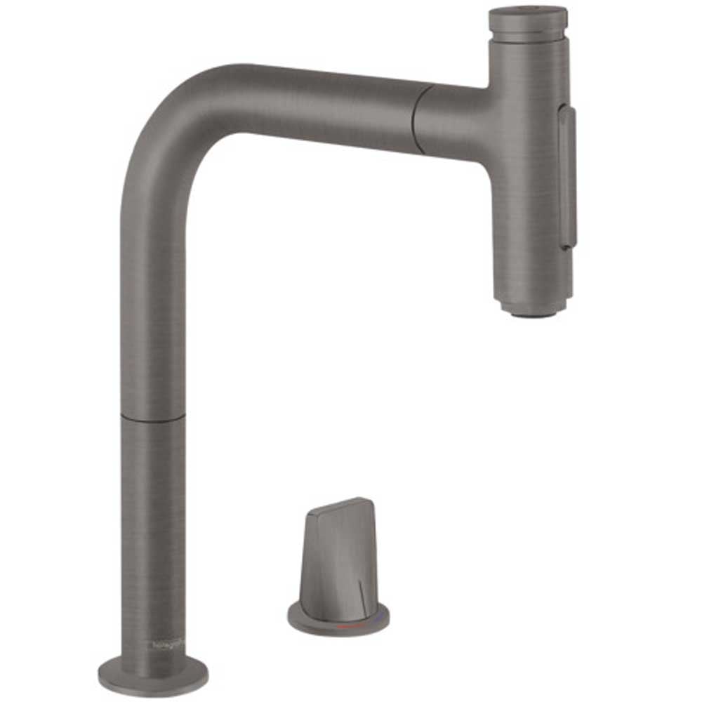 Hansgrohe Metris Select M71 200 2 Jet Pullout Spray Single Lever Kitchen Sink Mixer Tap with sBox