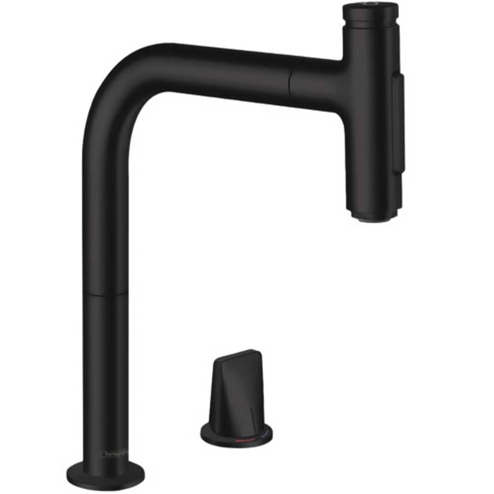 Hansgrohe Metris Select M71 200 2 Jet Pullout Spray Single Lever Kitchen Sink Mixer Tap with sBox