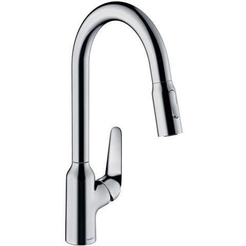 Hansgrohe Focus M42 Pullout Spray Kitchen Sink Mixer Tap