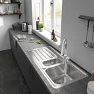 hansgrohe-focus-m42-chrome-pullout-spray-kitchen-sink-mixer-tap-71800000-