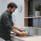 hansgrohe-focus-m42-chrome-pullout-spout-kitchen-sink-mixer-tap-71814000-
