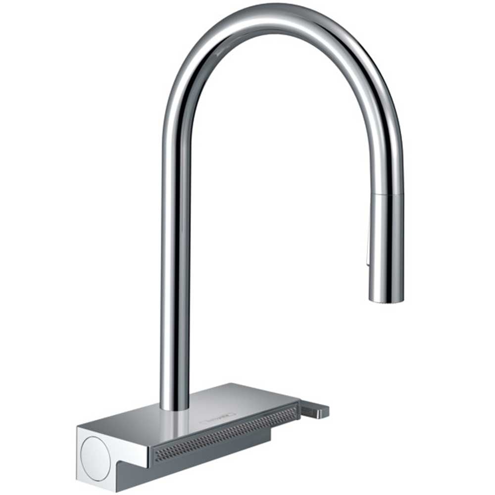 Hansgrohe Aquno Select M81 170 3 Jet Pullout Spray Single Lever Kitchen Sink Mixer Tap with sBox