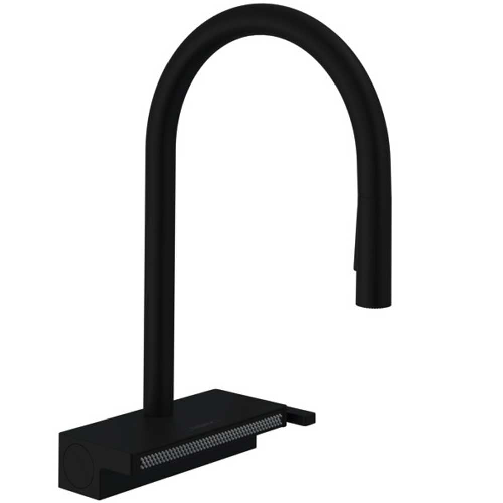 Hansgrohe Aquno Select M81 170 3 Jet Pullout Spray Single Lever Kitchen Sink Mixer Tap with sBox