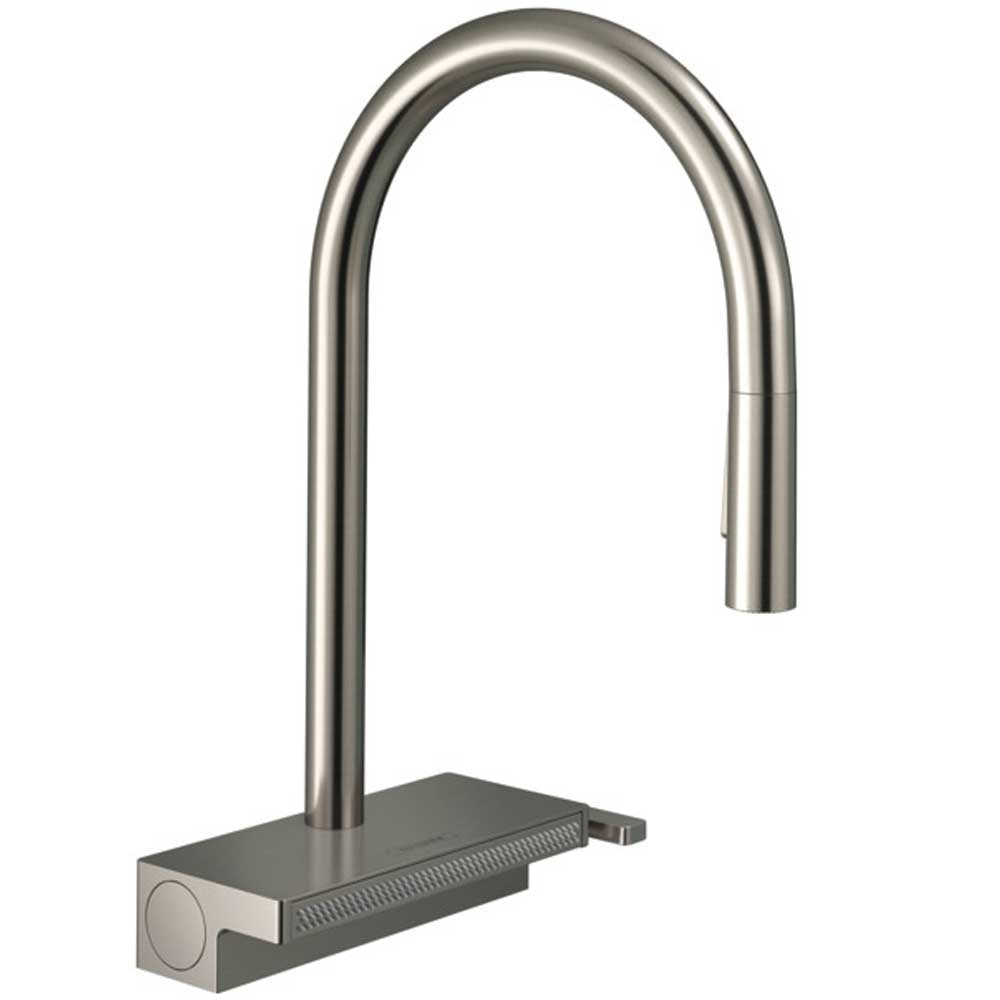 Hansgrohe Aquno Select M81 170 3 Jet Pullout Spray Single Lever Kitchen Sink Mixer Tap with sBox