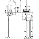 hansgrohe-aquno-select-m81-brushed-steel-sbox-pullout-kitchen-sink-tap-73831800-
