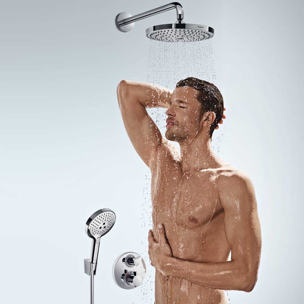 Hansgrohe Raindance Select S Overhead Shower 240 2 Jet with Shower Arm