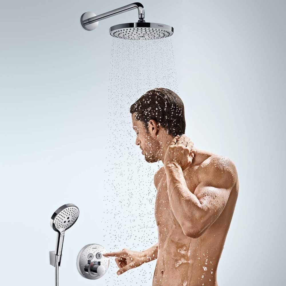 Hansgrohe Raindance Select S Overhead Shower 240 2 Jet with Shower Arm
