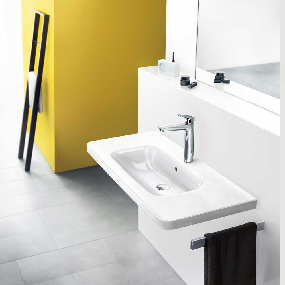 Hansgrohe Logis Chrome Single Lever Basin Mixer Tap 190 Without Waste