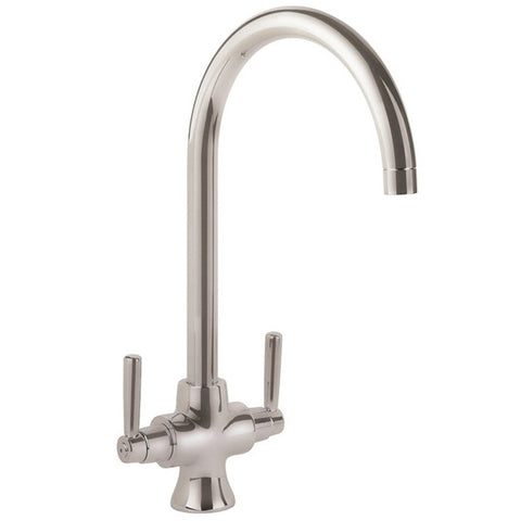 Rangemaster Cruciform Brushed Steel Kitchen Sink Mixer Tap TCF2BF