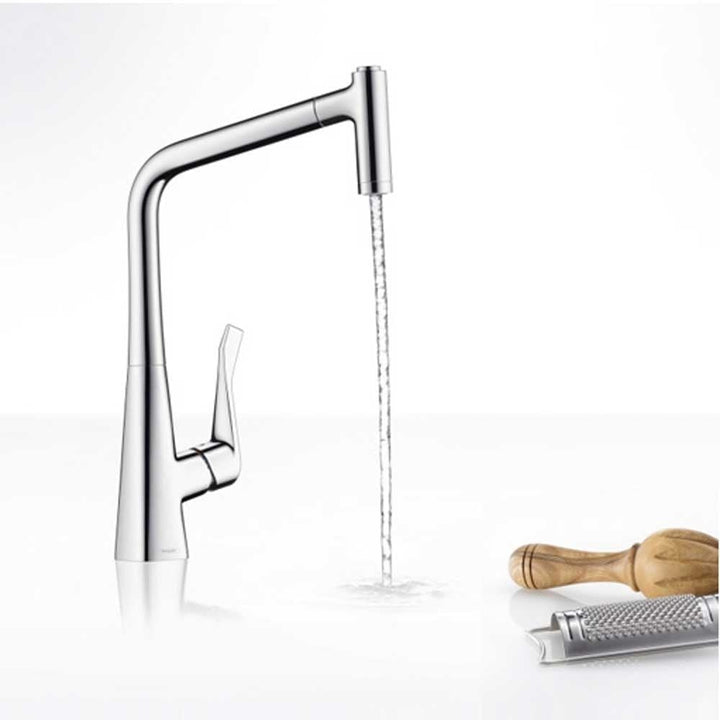 hansgrohe-metris-m71-chrome-pullout-spray-kitchen-sink-mixer-tap-14820000-