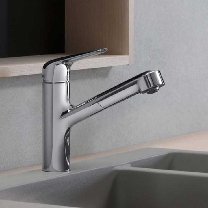 hansgrohe-focus-m42-chrome-pullout-spout-kitchen-sink-mixer-tap-71814000-