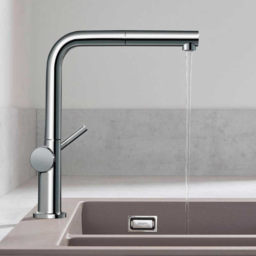 Hansgrohe Talis M54 270 Pullout L Spout Single Lever Kitchen Sink Mixer Tap