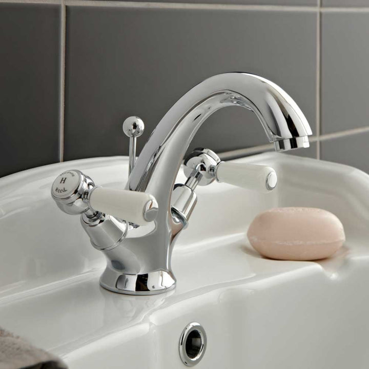 hudson-reed-topaz-white-lever-dome-collar-basin-mixer-tap---bc305dl-