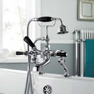 hudson-reed-topaz-black-lever-hexagonal-collar-bath-shower-mixer-tap--shower-kit---bc404hl-