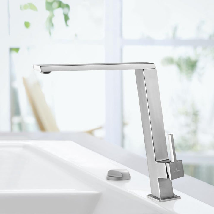 villeroy--boch-finera-square-slope-brushed-stainless-steel-kitchen-sink-tap-