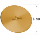 villeroy--boch-gold-stainless-steel-universal-90mm-strainer-waste-cover-cap-