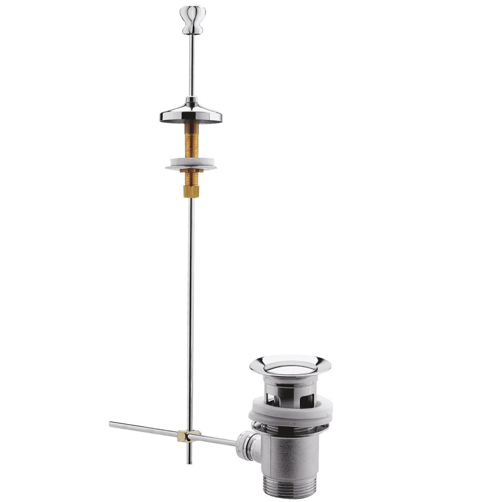 Nuie Traditional Chrome Basin Pull Up Waste E313