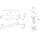 nuie-slate-grey-legs--plinth-kit-for-square--rectangular-tray-1000mm-leg2s-