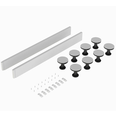 Nuie White Legs & Plinth Kit For Square & Rectangular Tray 1000mm LEG2W