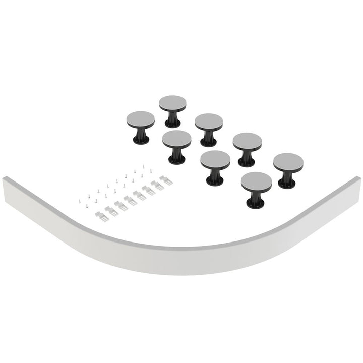 nuie-white-legs--plinth-kit-for-quad--offset-tray-1000-1200mm-leg6w-